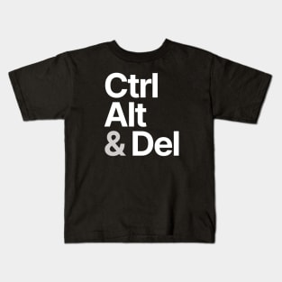 CTRL ALT & DEL Kids T-Shirt